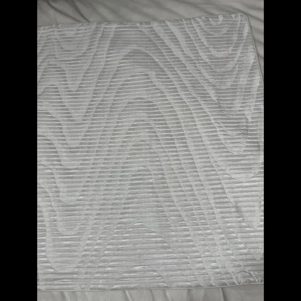 NEW Hotel Collection Moire Quilted (1)‎ Euro Sham